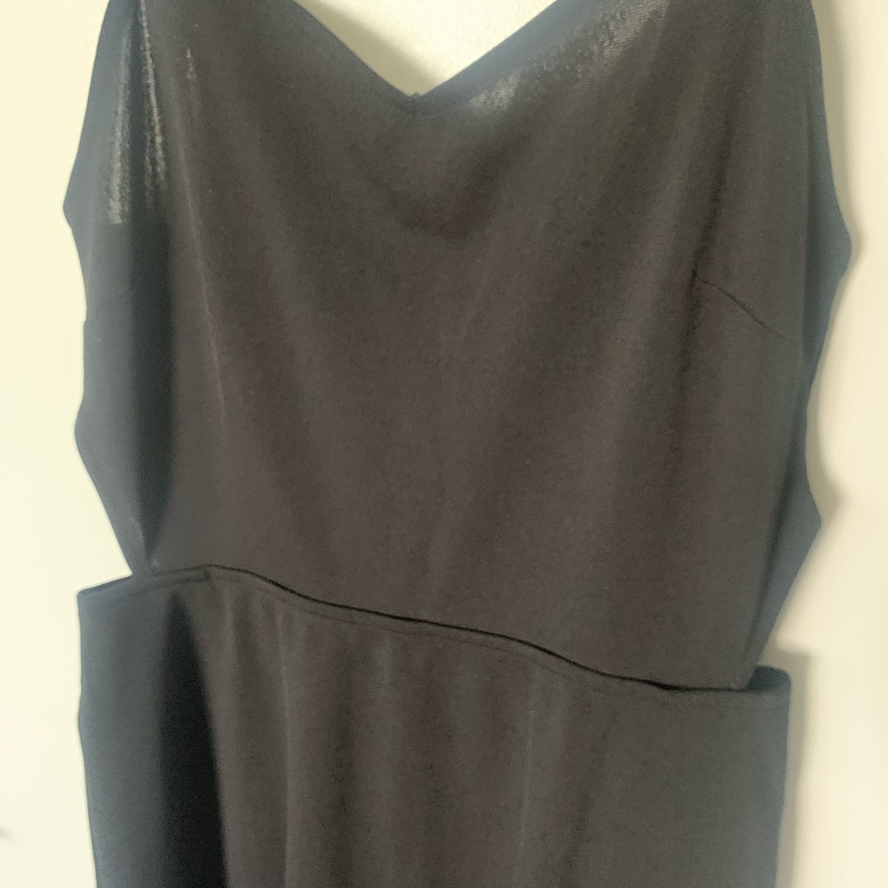 Free Press Black Sleeveless Sweetheart Midi Dress Size S - Picture 5 of 8